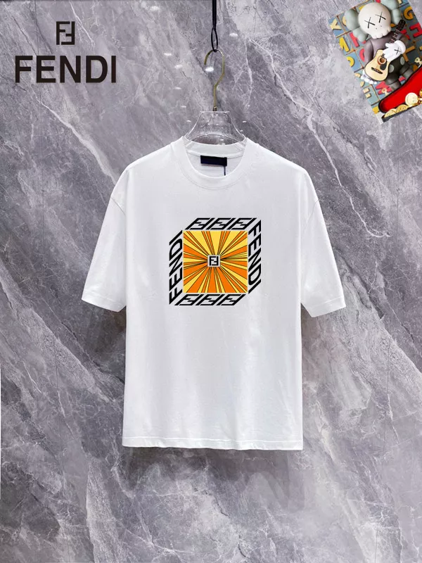 Fendi T-Shirts Short Sleeved For Unisex Compact 5485