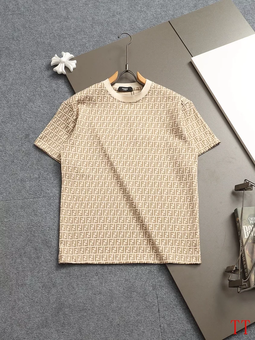 Fendi T-Shirts Short Sleeved For Unisex Cozy 2095