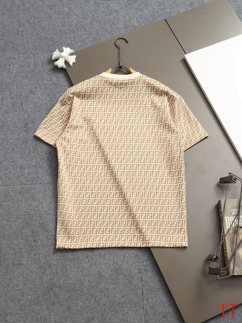 Fendi T-Shirts Short Sleeved For Unisex Cozy 2095