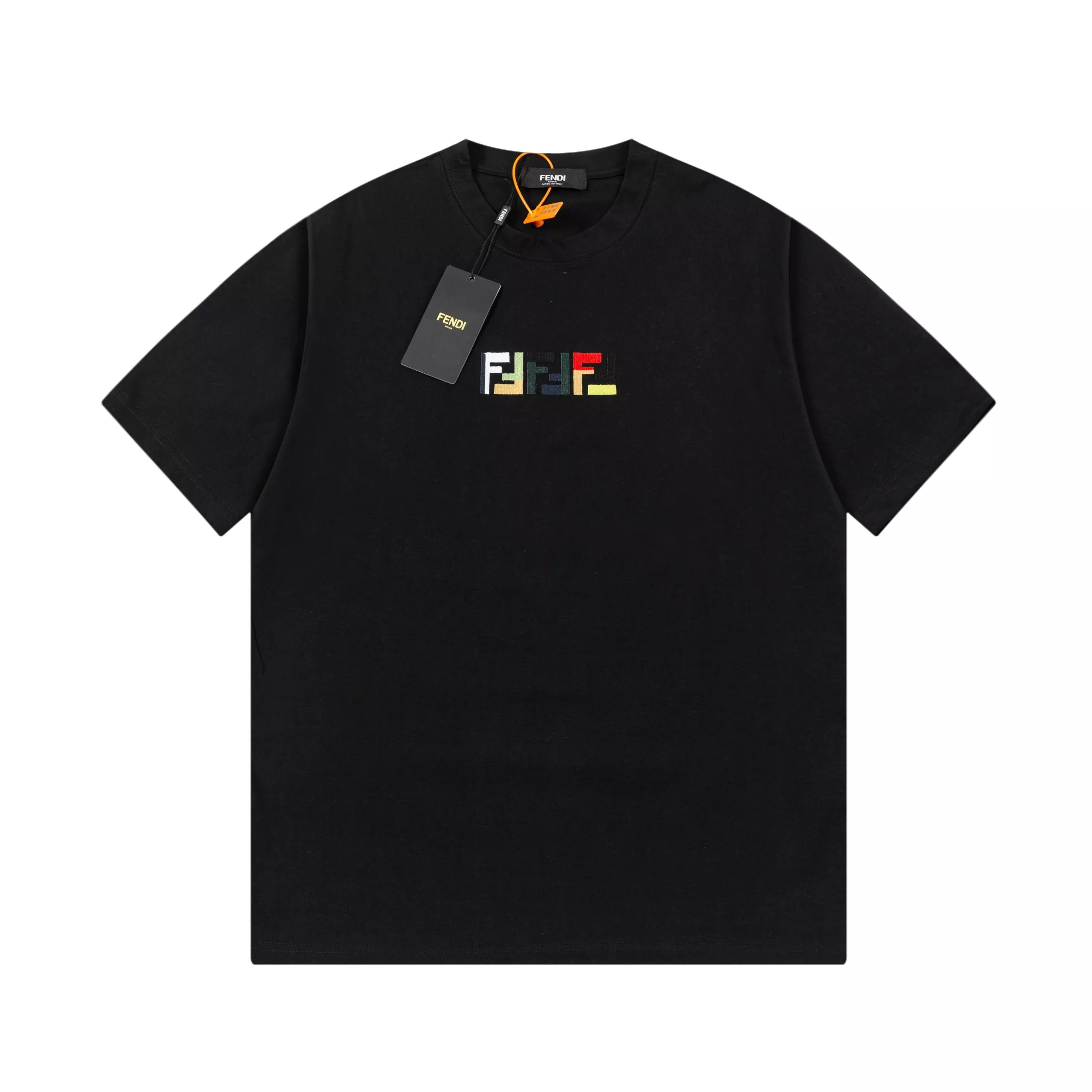 Fendi T-Shirts Short Sleeved For Unisex Cozy 9862