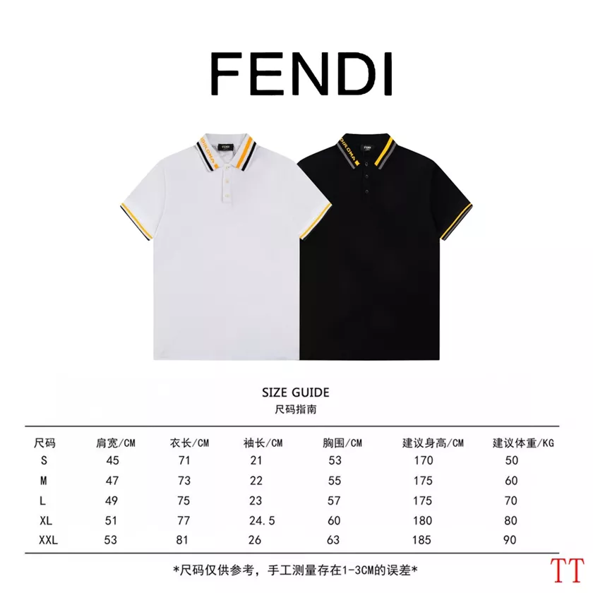 Fendi T-Shirts Short Sleeved For Unisex Refined 5178