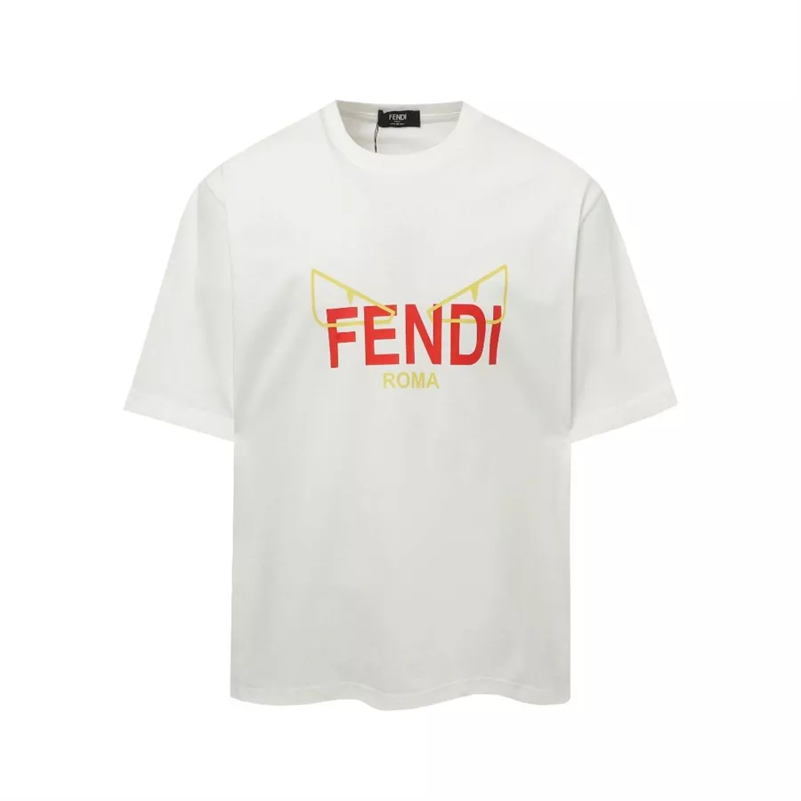 Fendi T-Shirts Short Sleeved For Unisex Resilient 4993