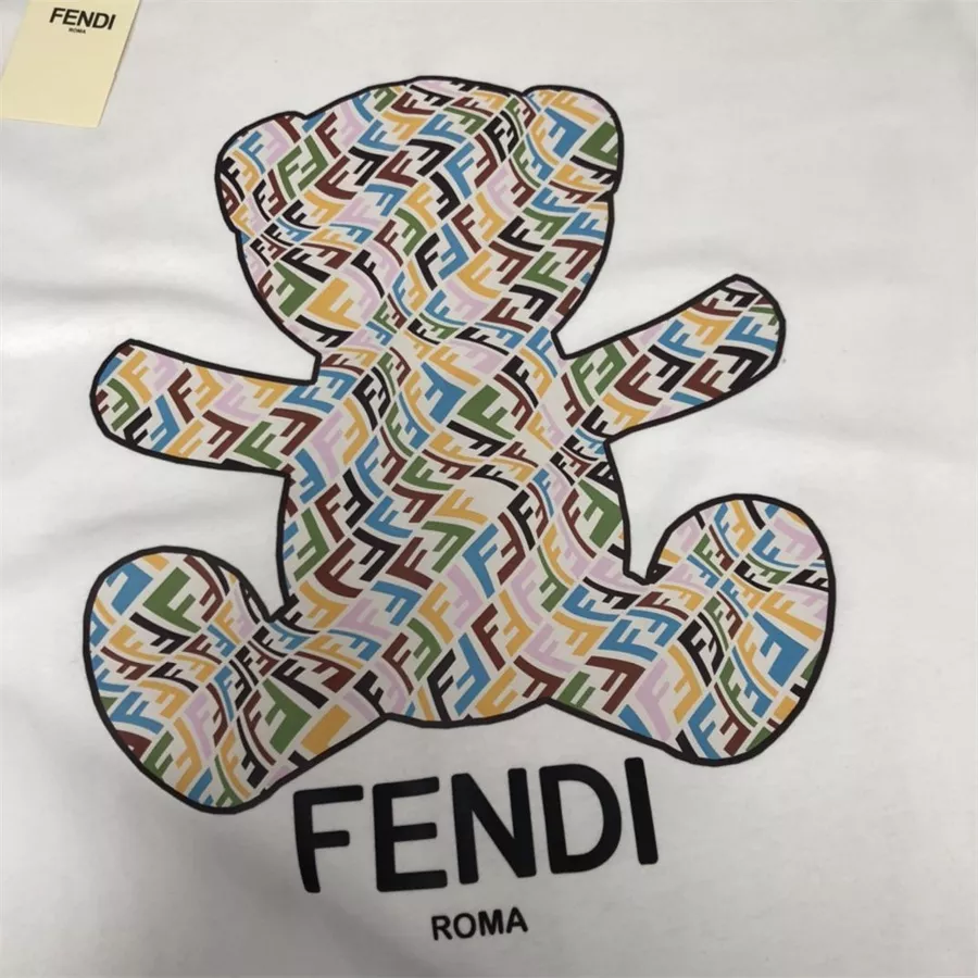 Fendi T-Shirts Short Sleeved For Unisex Sleek 8897