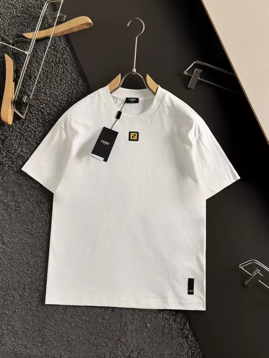 Fendi T-Shirts Short Sleeved For Unisex SmartChoice 708