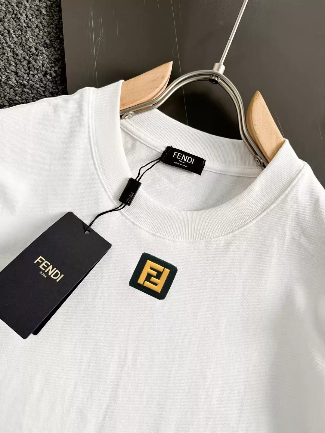 Fendi T-Shirts Short Sleeved For Unisex SmartChoice 708