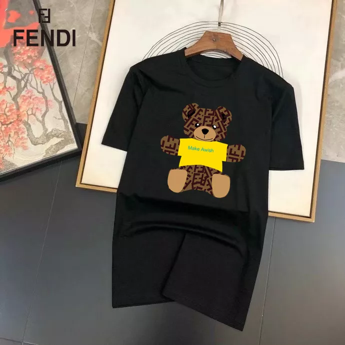 Fendi T-Shirts Short Sleeved For Unisex Soft 265