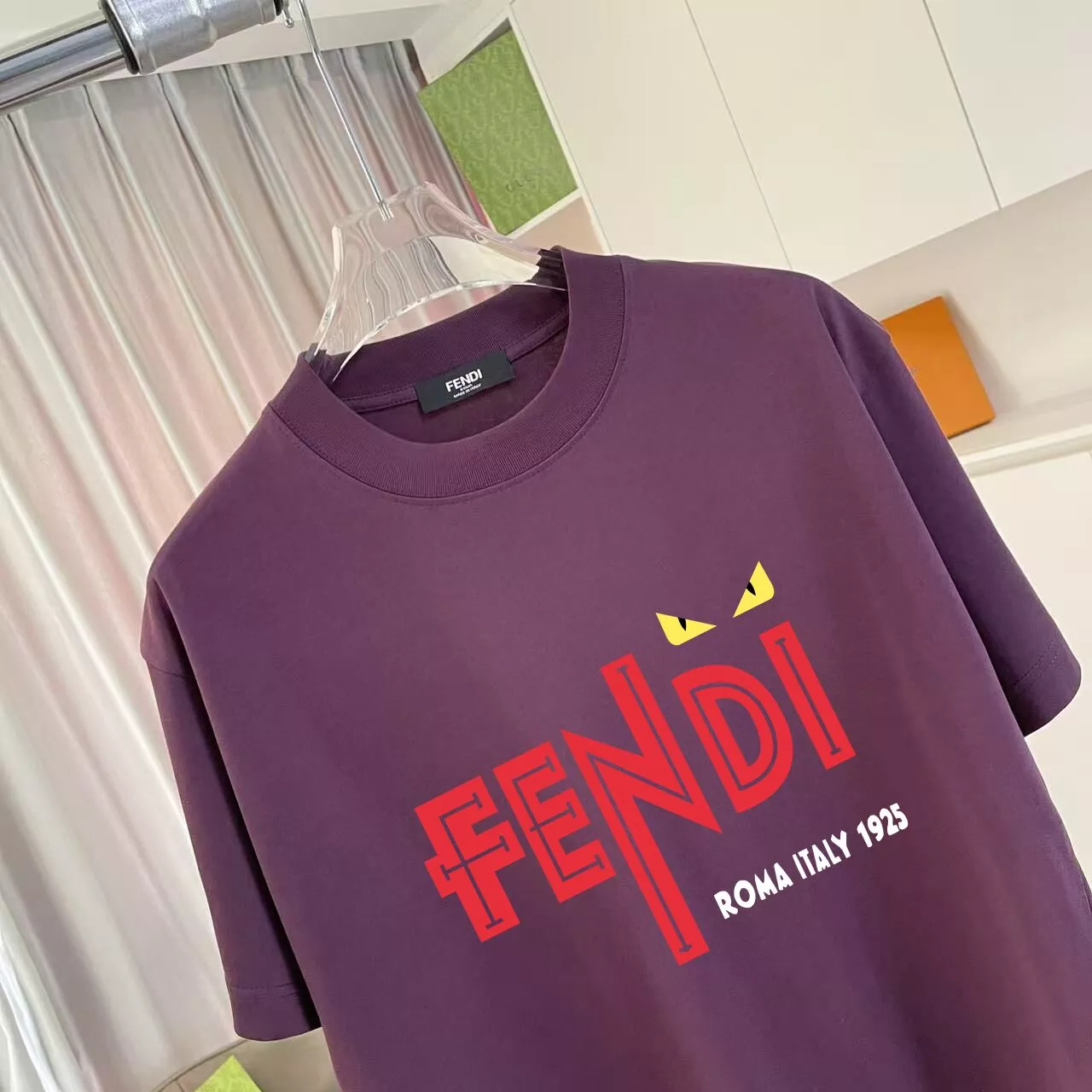 Fendi T-Shirts Short Sleeved For Unisex Stylish 5654