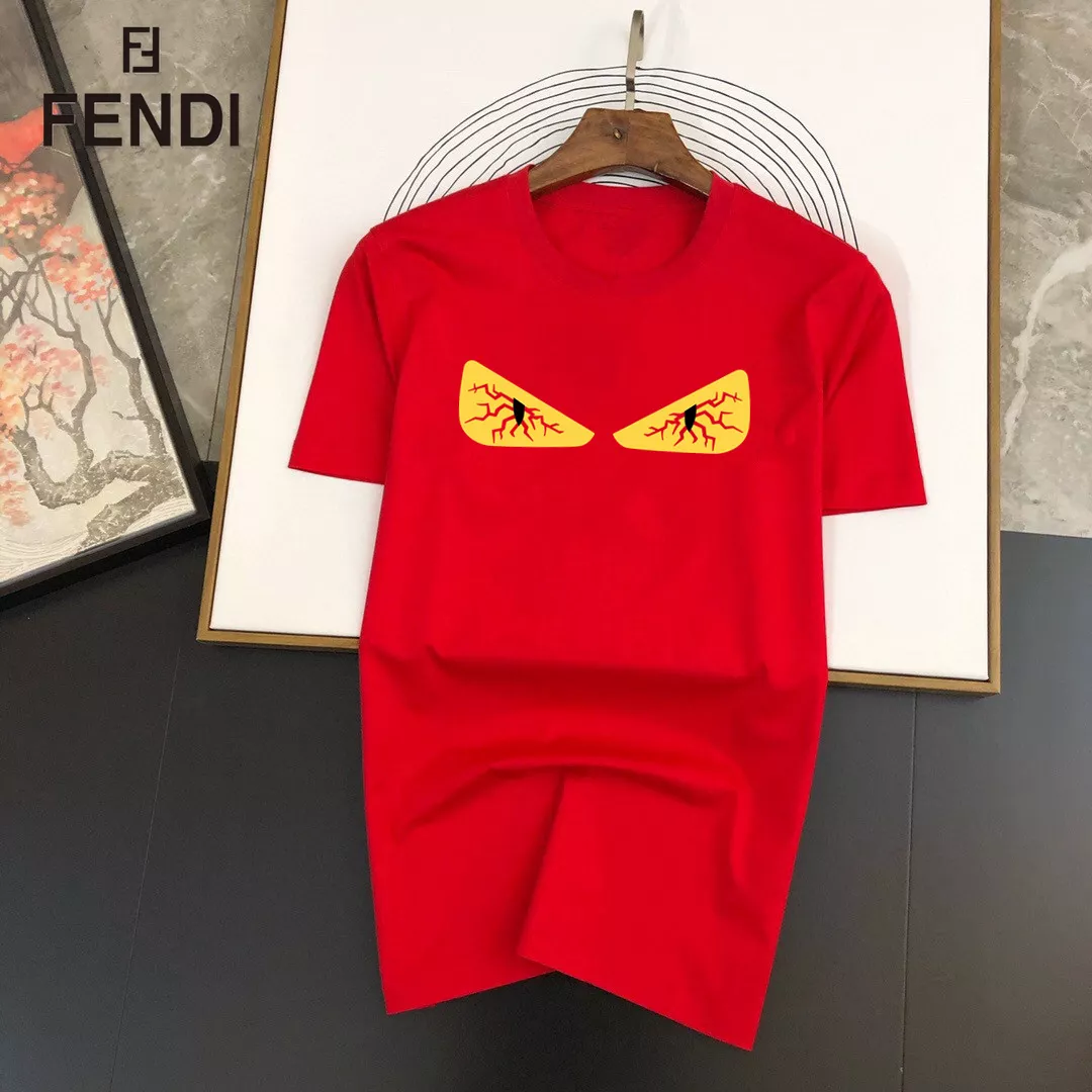 Fendi T-Shirts Short Sleeved For Unisex Unique 7137