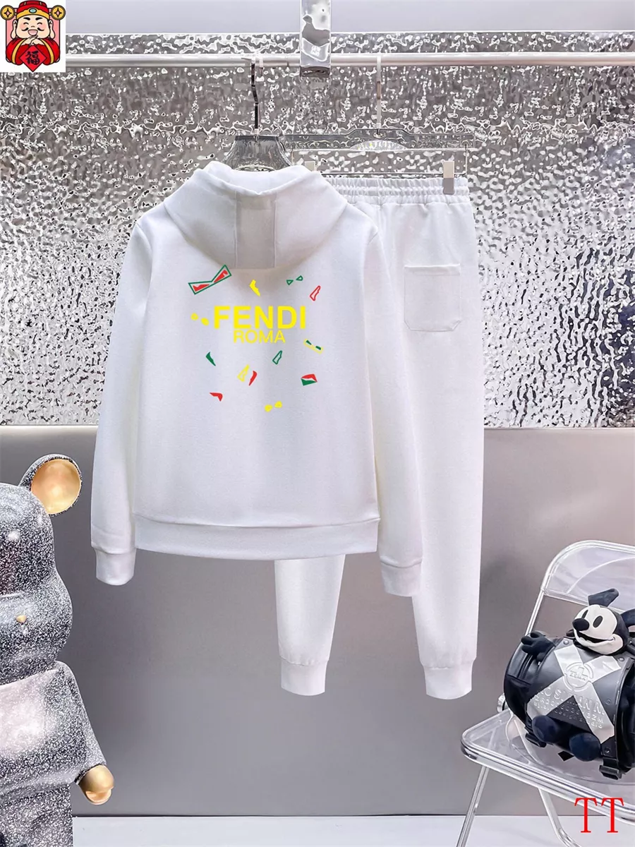Fendi Tracksuits Long Sleeved For Men EasyMatch 3814