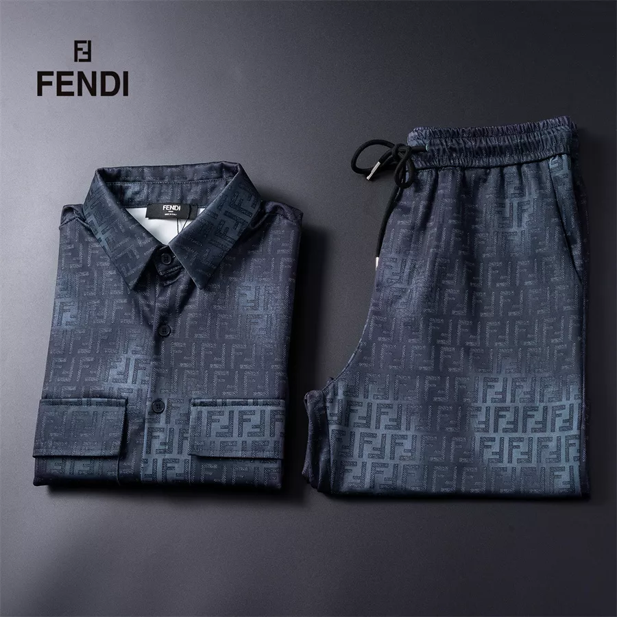 Fendi Tracksuits Short Sleeved For Men Cozy 1420
