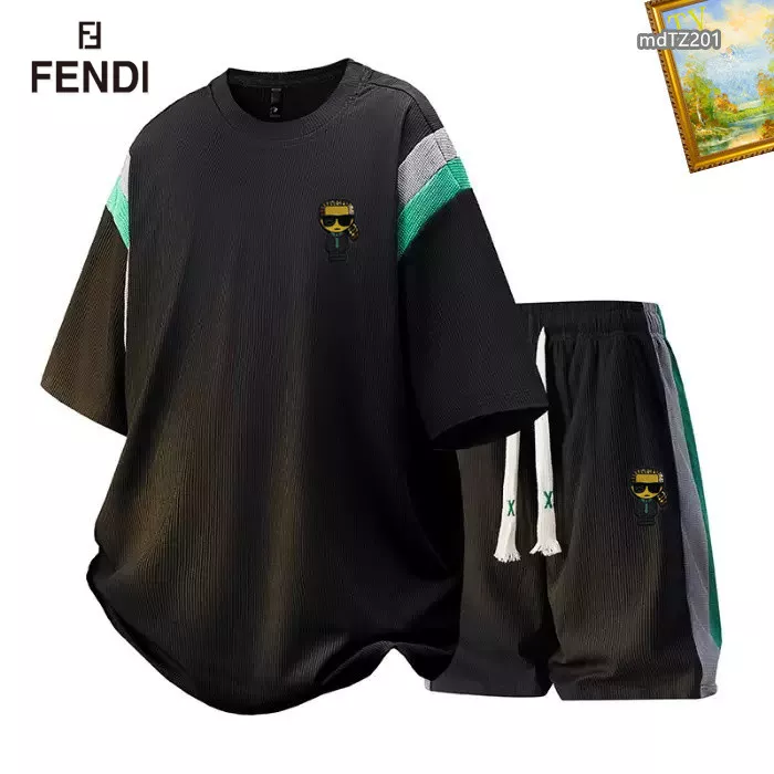 Fendi Tracksuits Short Sleeved For Men Efficient 5603