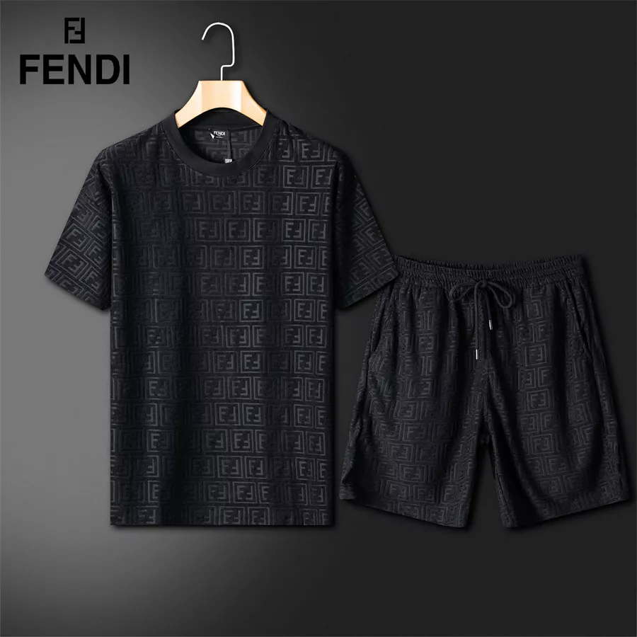 Fendi Tracksuits Short Sleeved For Unisex Popular 618