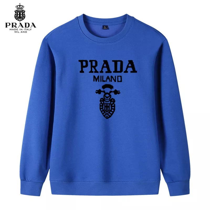 Flexible 116 Prada Hoodies Long Sleeved For Men