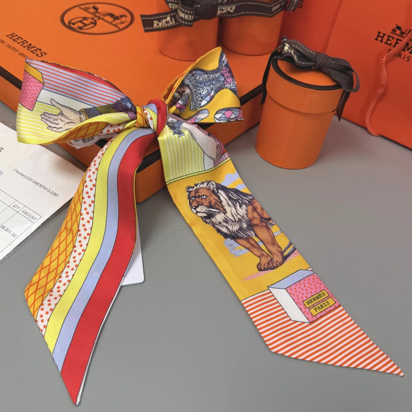 Flexible 1184 Hermes Silk Scarf
