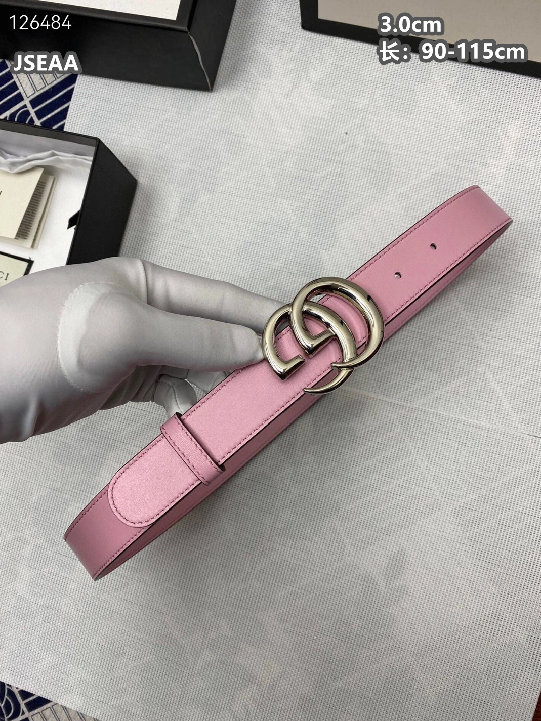 Flexible 1255 Gucci AAA Quality Belts For Women