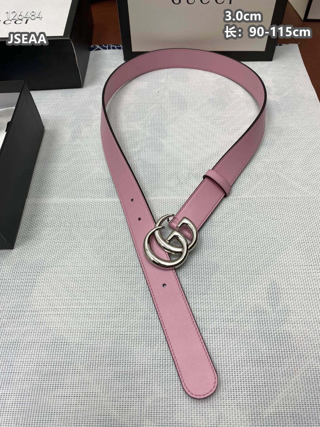 Flexible 1255 Gucci AAA Quality Belts For Women