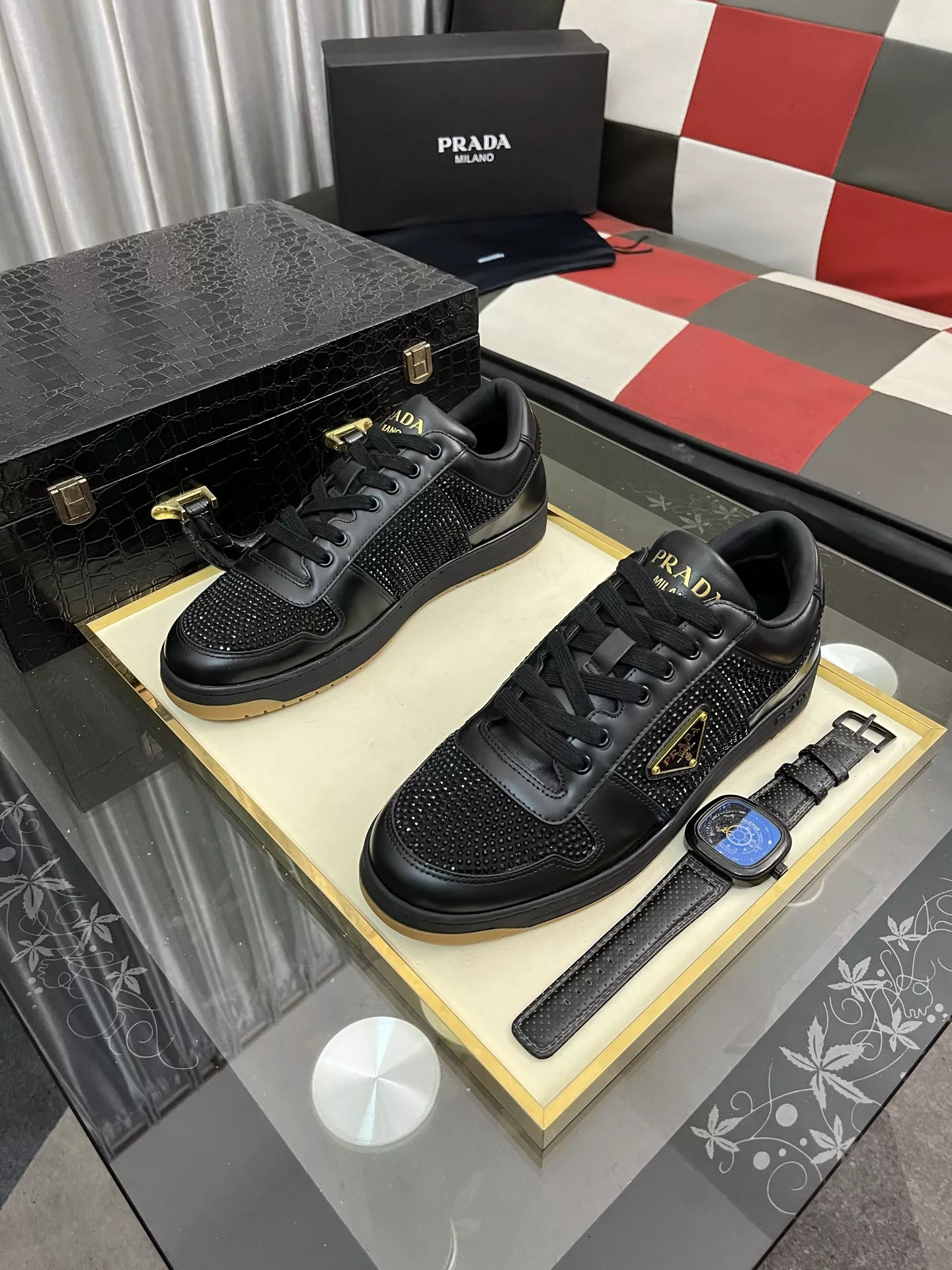 Flexible 1384 Prada Casual Shoes For Men