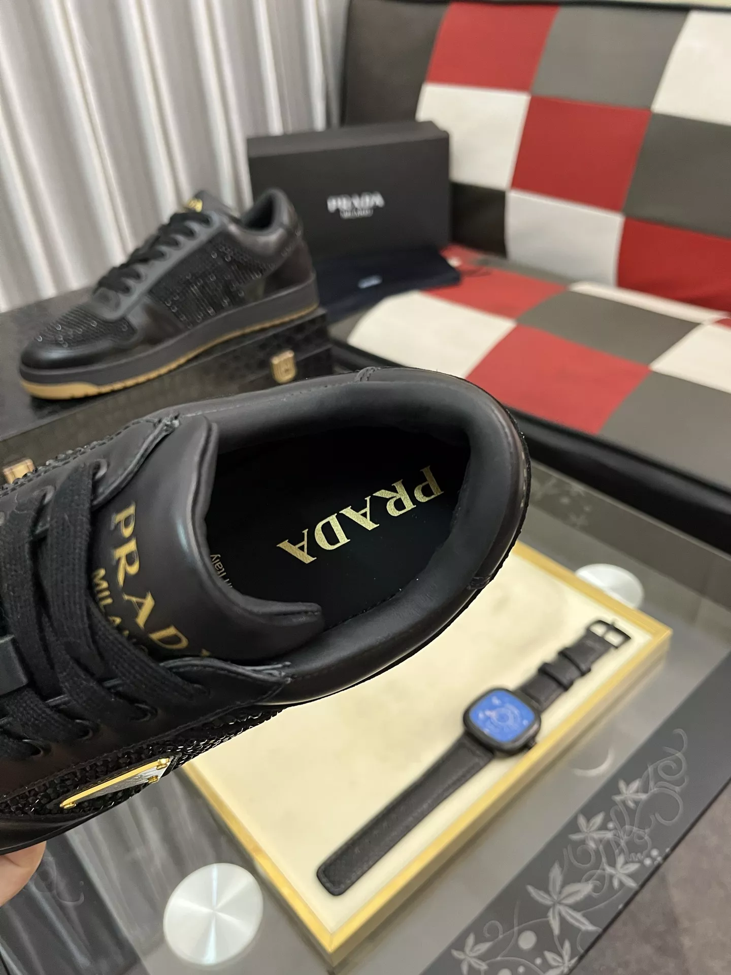 Flexible 1384 Prada Casual Shoes For Men