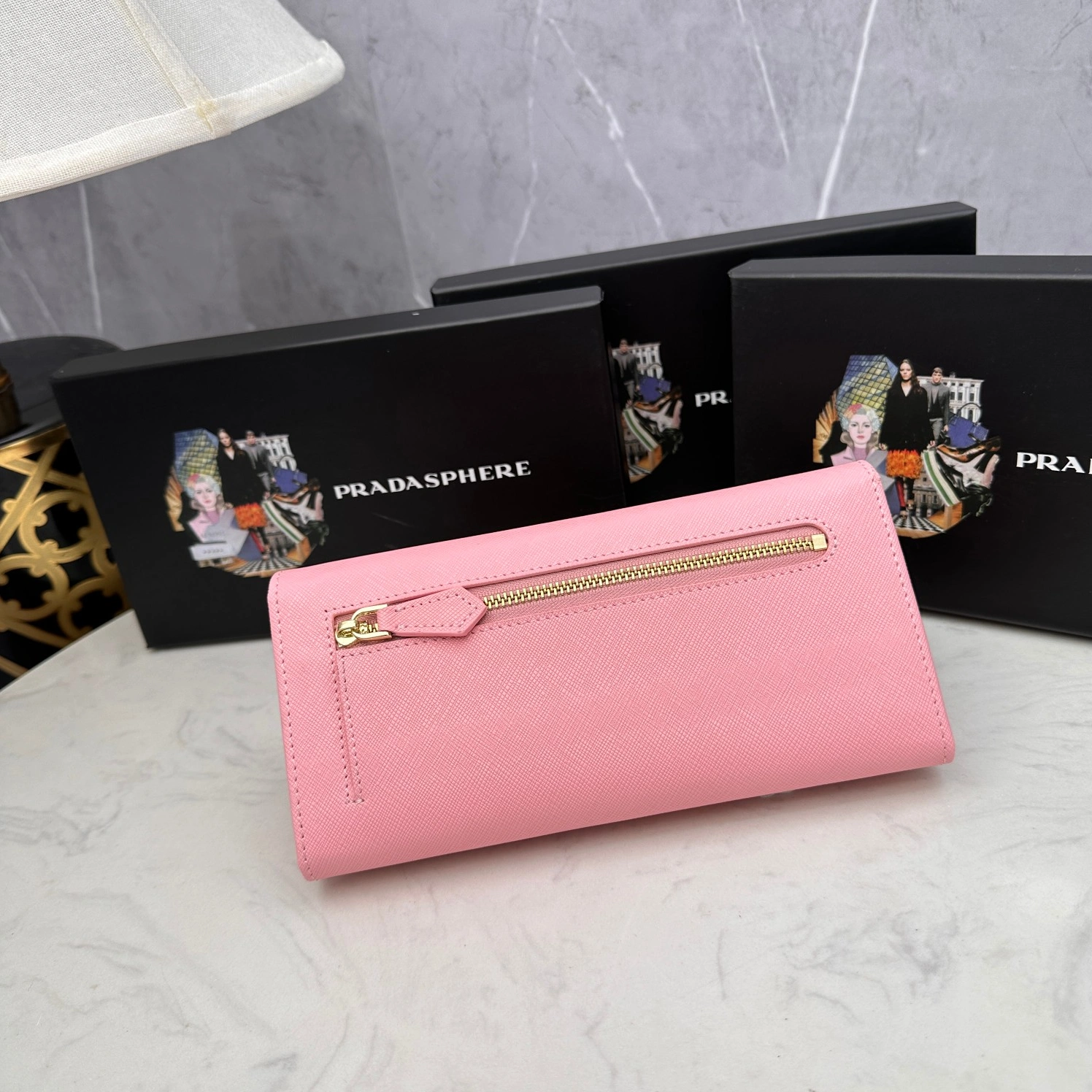 Flexible 1532 Prada AAA Quality Wallets For Women