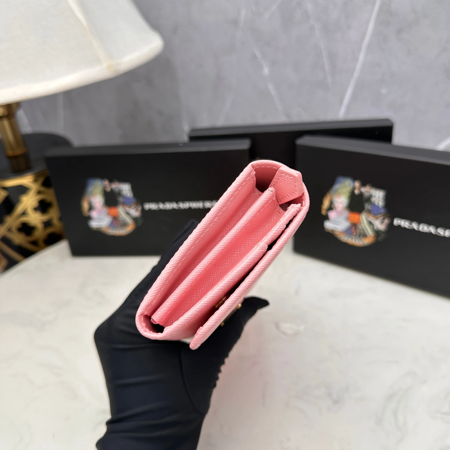 Flexible 1532 Prada AAA Quality Wallets For Women