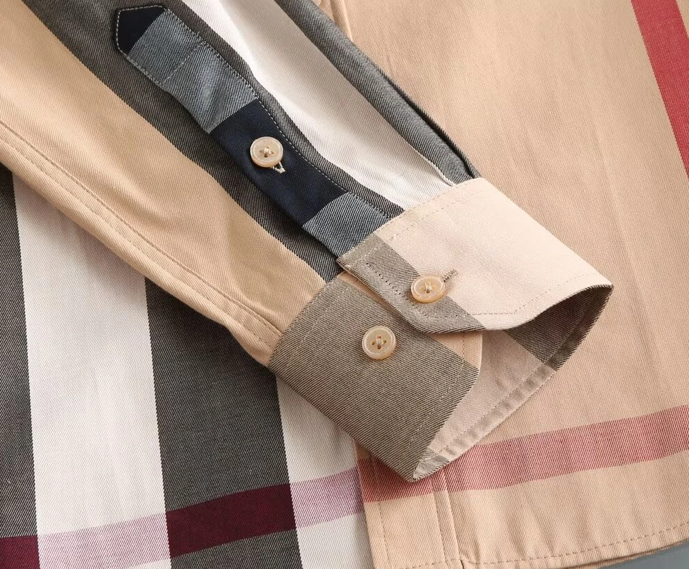 Flexible 1537 Burberry Shirts Long Sleeved For Men