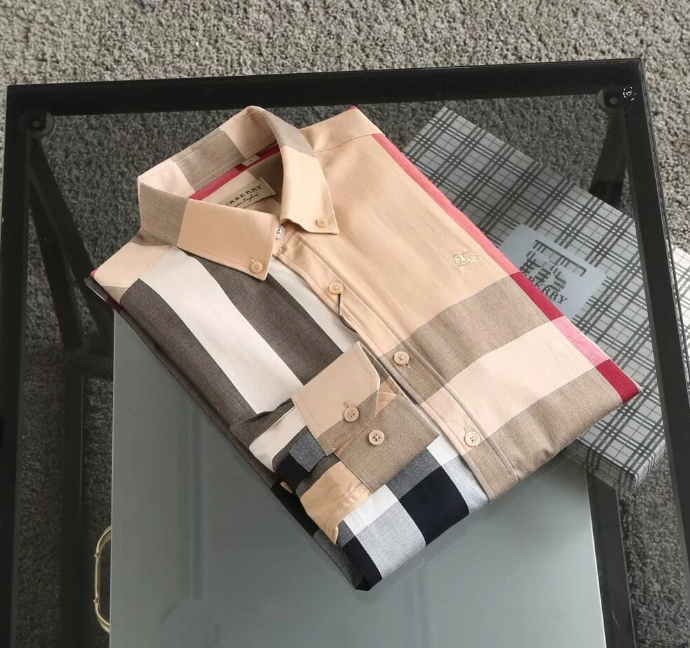 Flexible 1537 Burberry Shirts Long Sleeved For Men