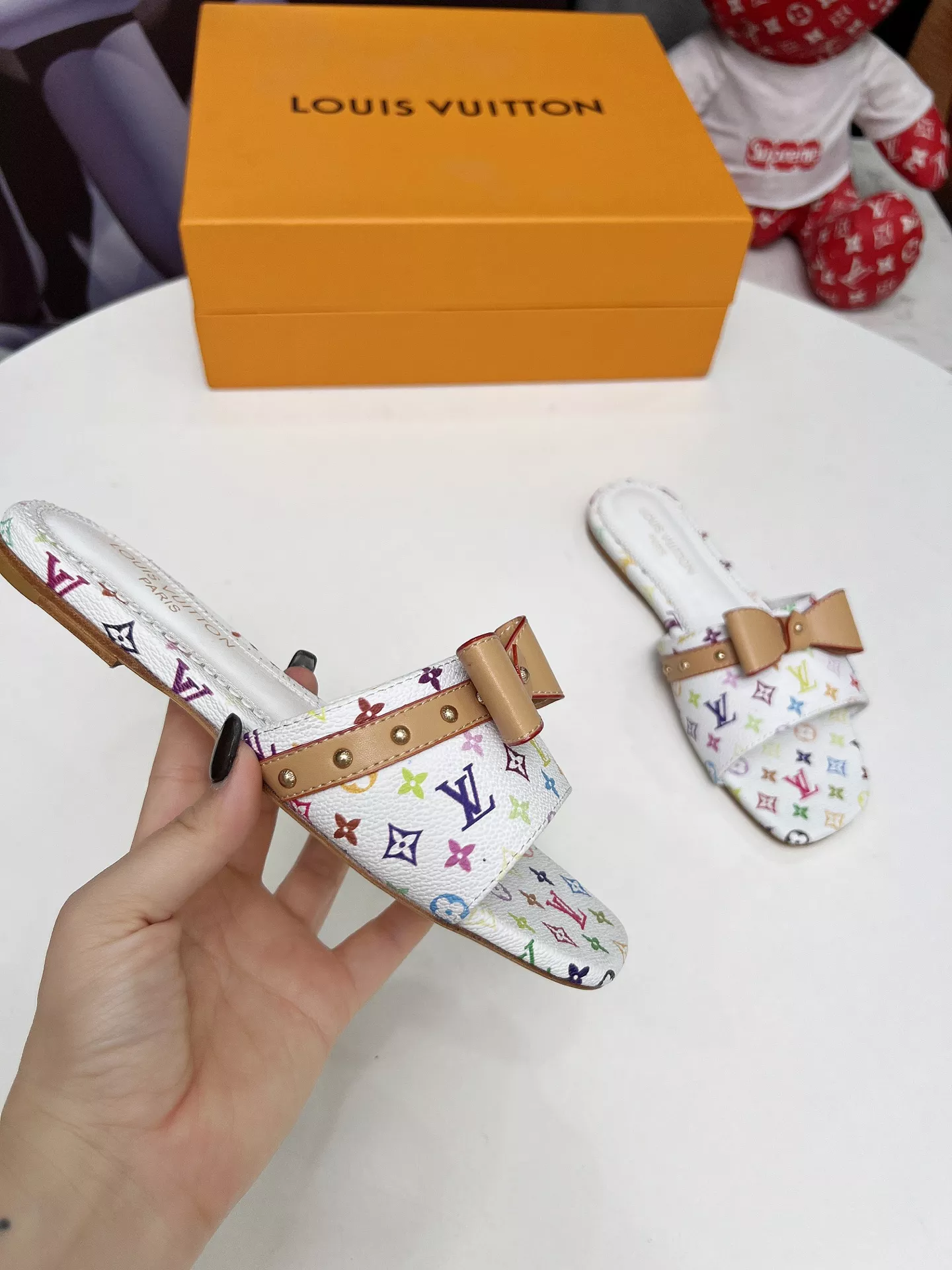 Flexible 1714 Louis Vuitton Slippers For Women