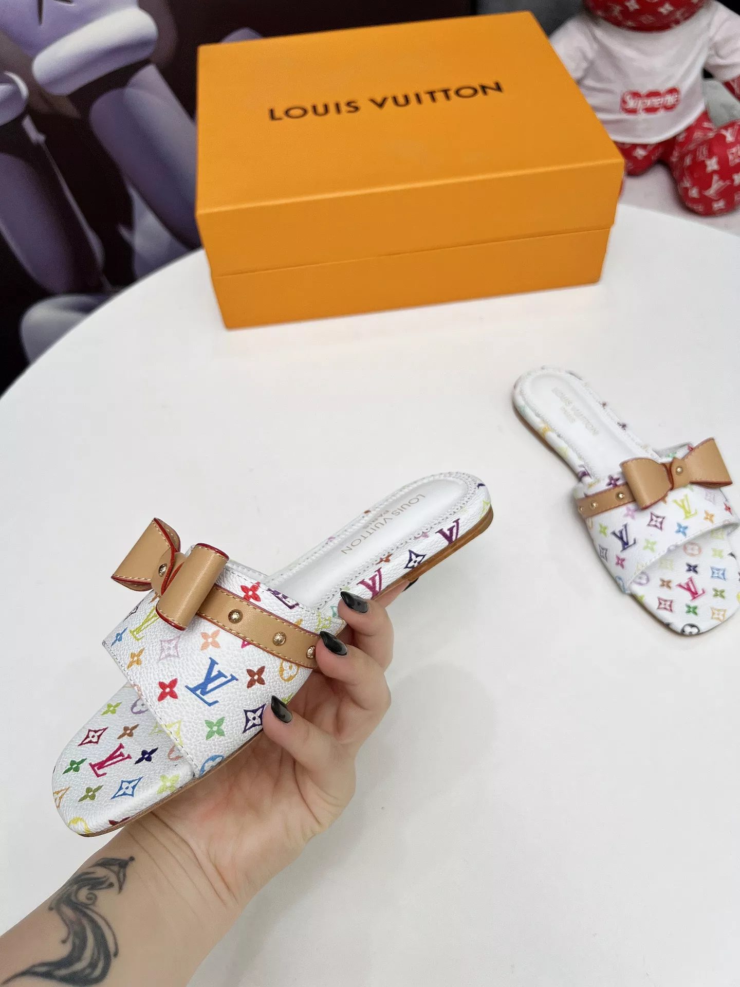 Flexible 1714 Louis Vuitton Slippers For Women