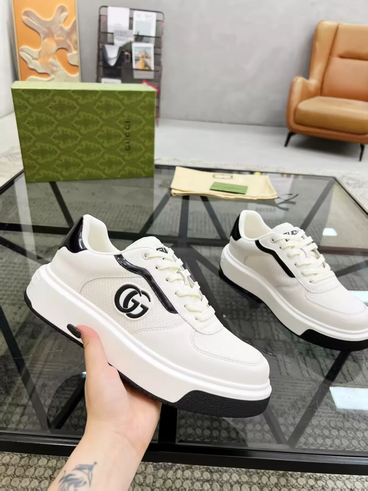 Flexible 1878 Gucci Casual Shoes For Men