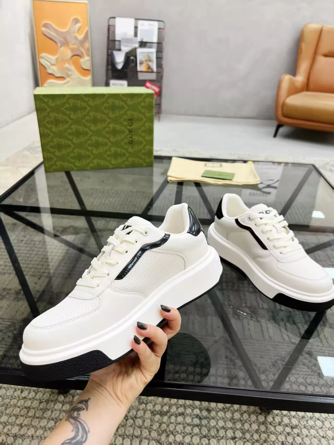 Flexible 1878 Gucci Casual Shoes For Men
