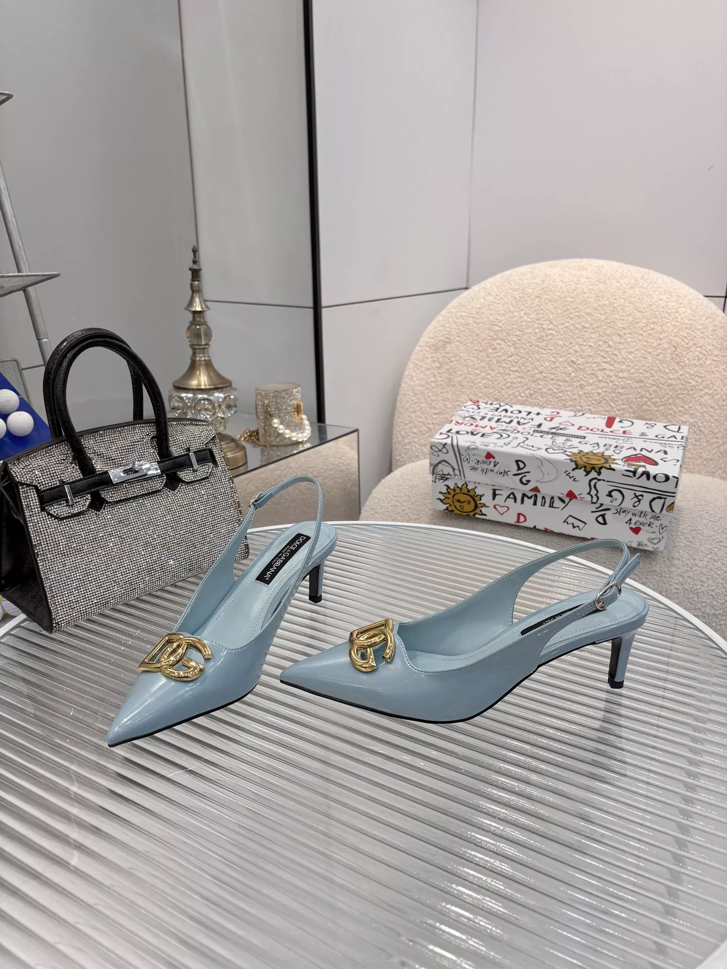 Flexible 2043 Dolce & Gabbana D&G Slippers For Women