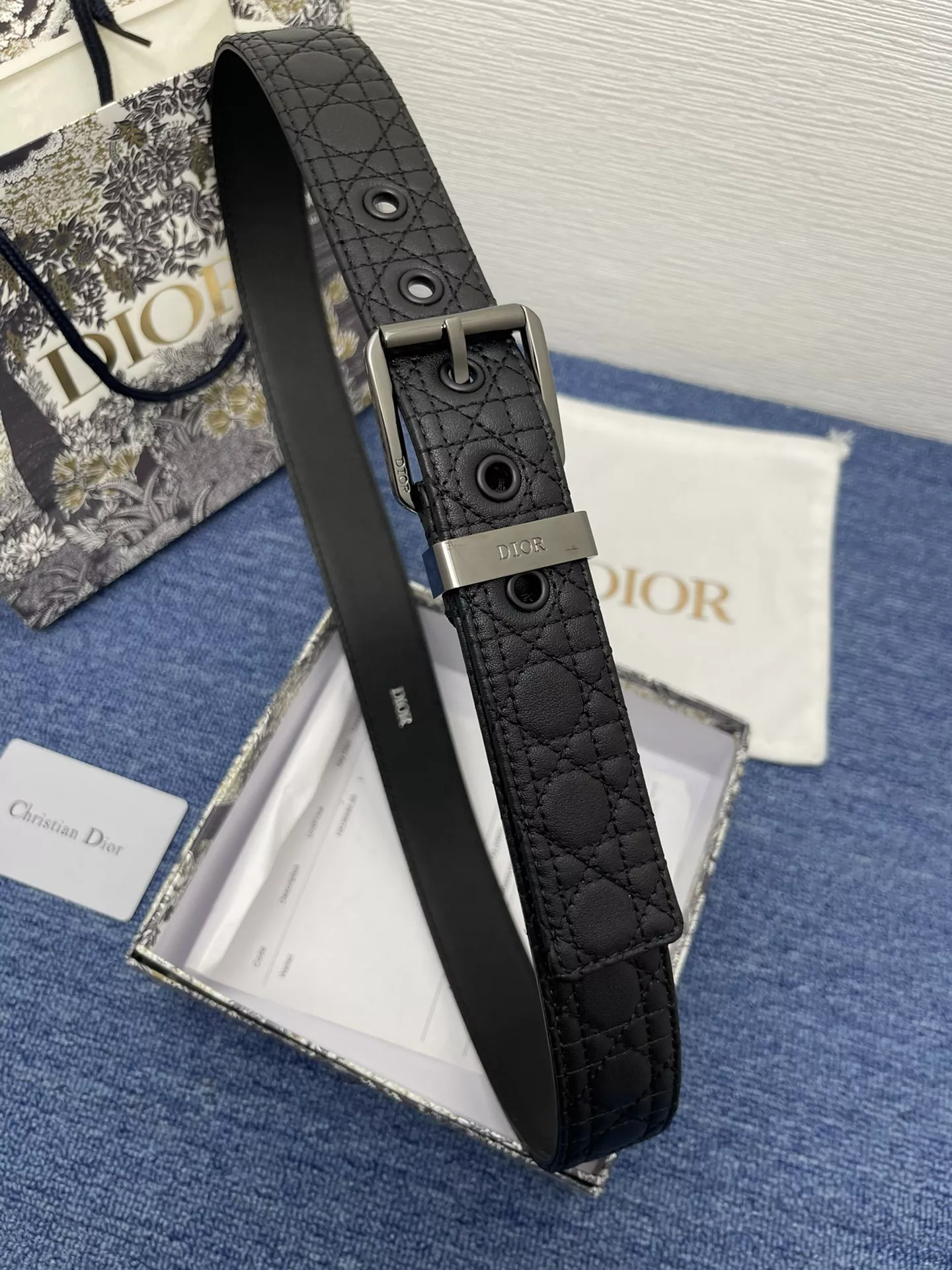 Flexible 2219 Christian Dior AAA Quality Belts In 3.5cm For Men