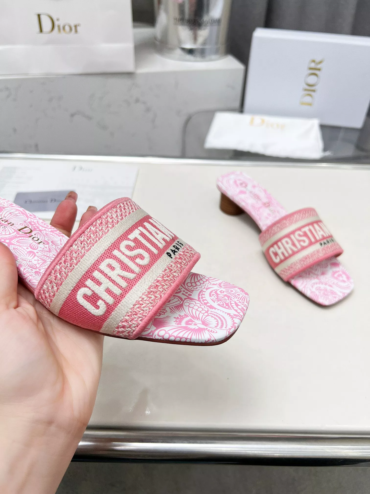 Flexible 2270 Christian Dior Slippers For Women