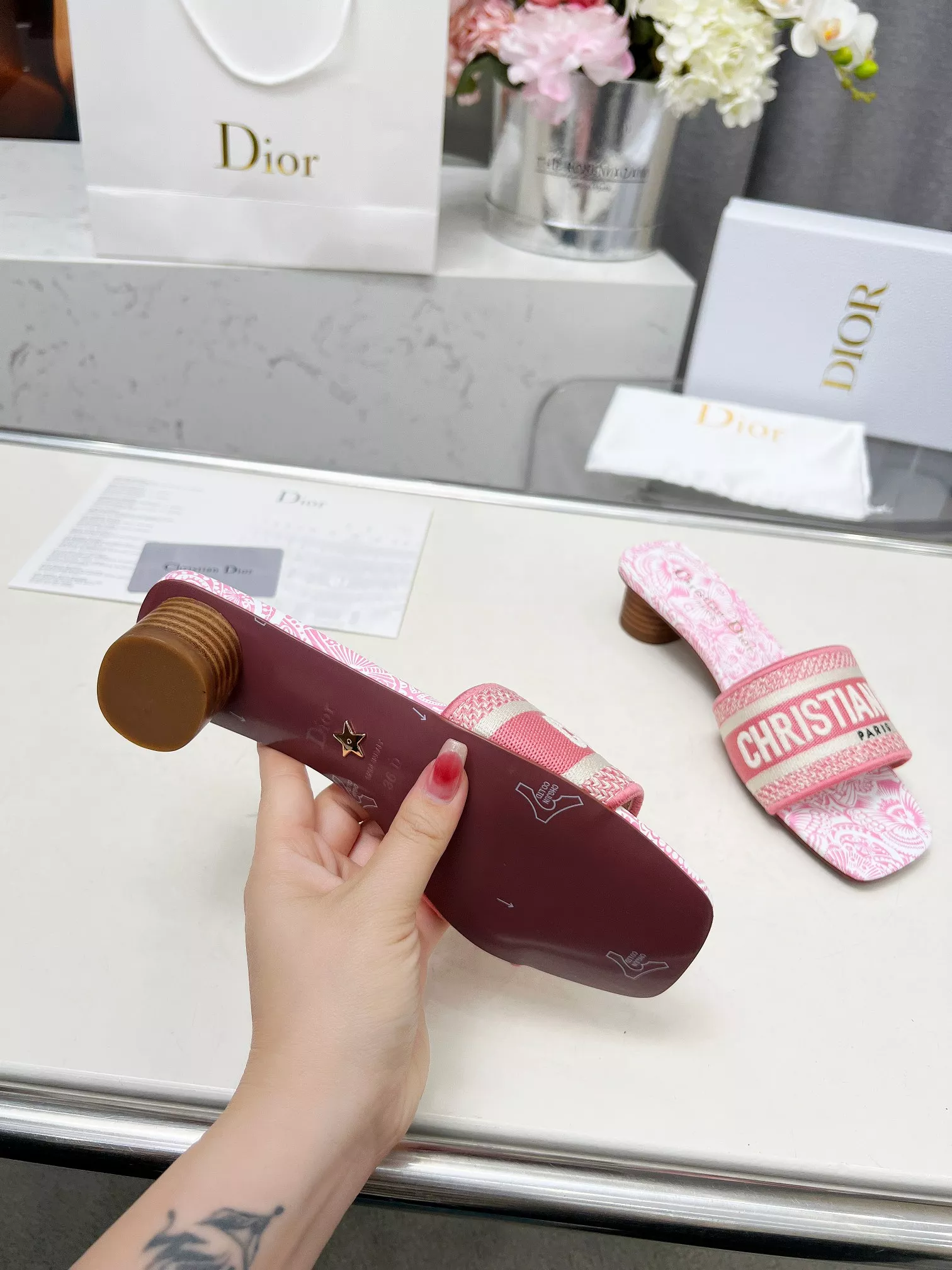 Flexible 2270 Christian Dior Slippers For Women