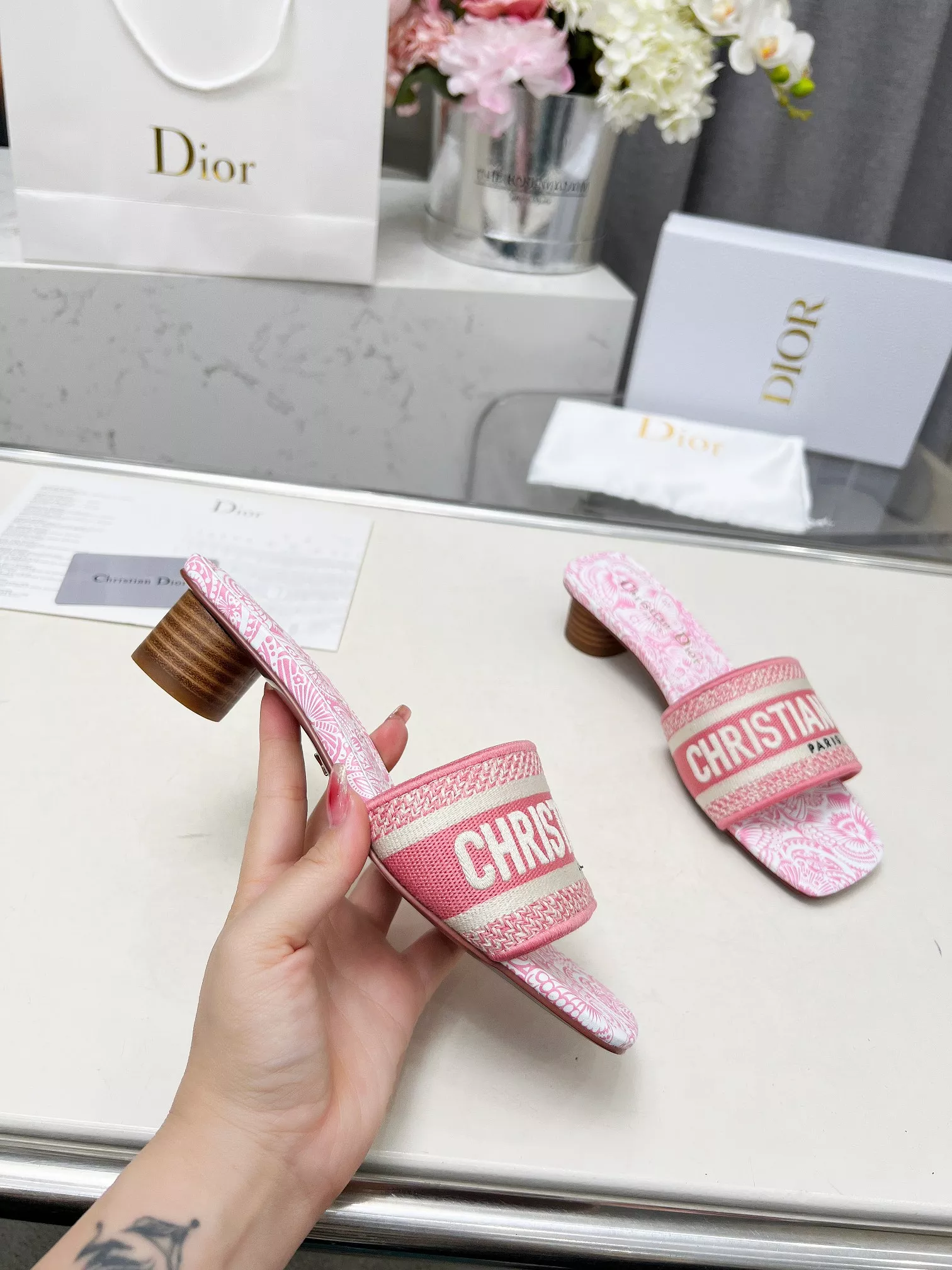 Flexible 2270 Christian Dior Slippers For Women