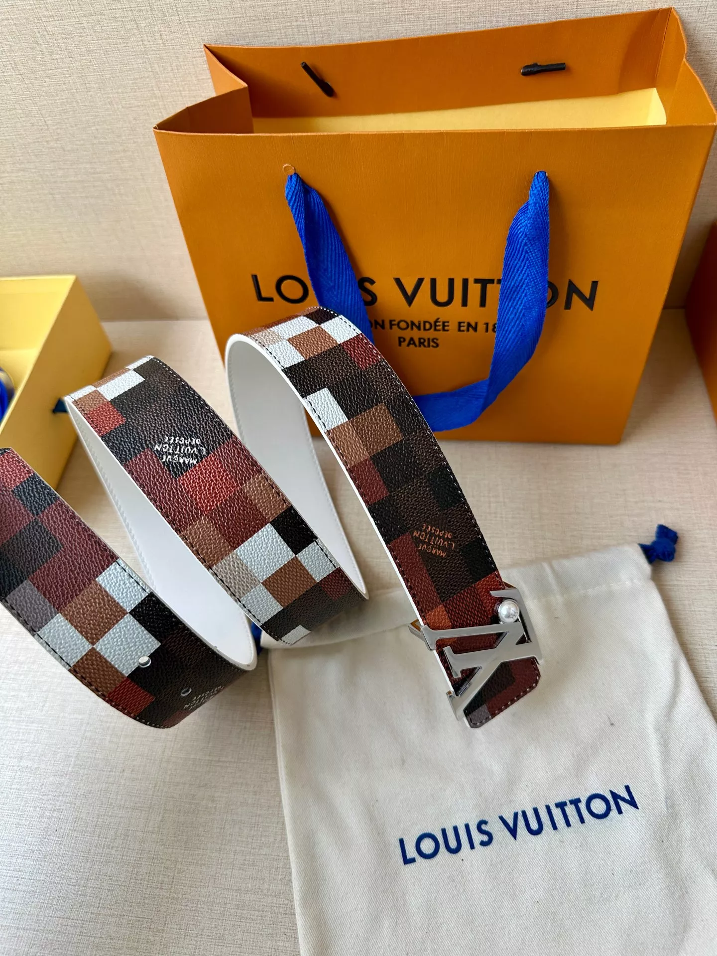 Flexible 2467 Louis Vuitton AAA Quality Belts In 4.0cm For Unisex
