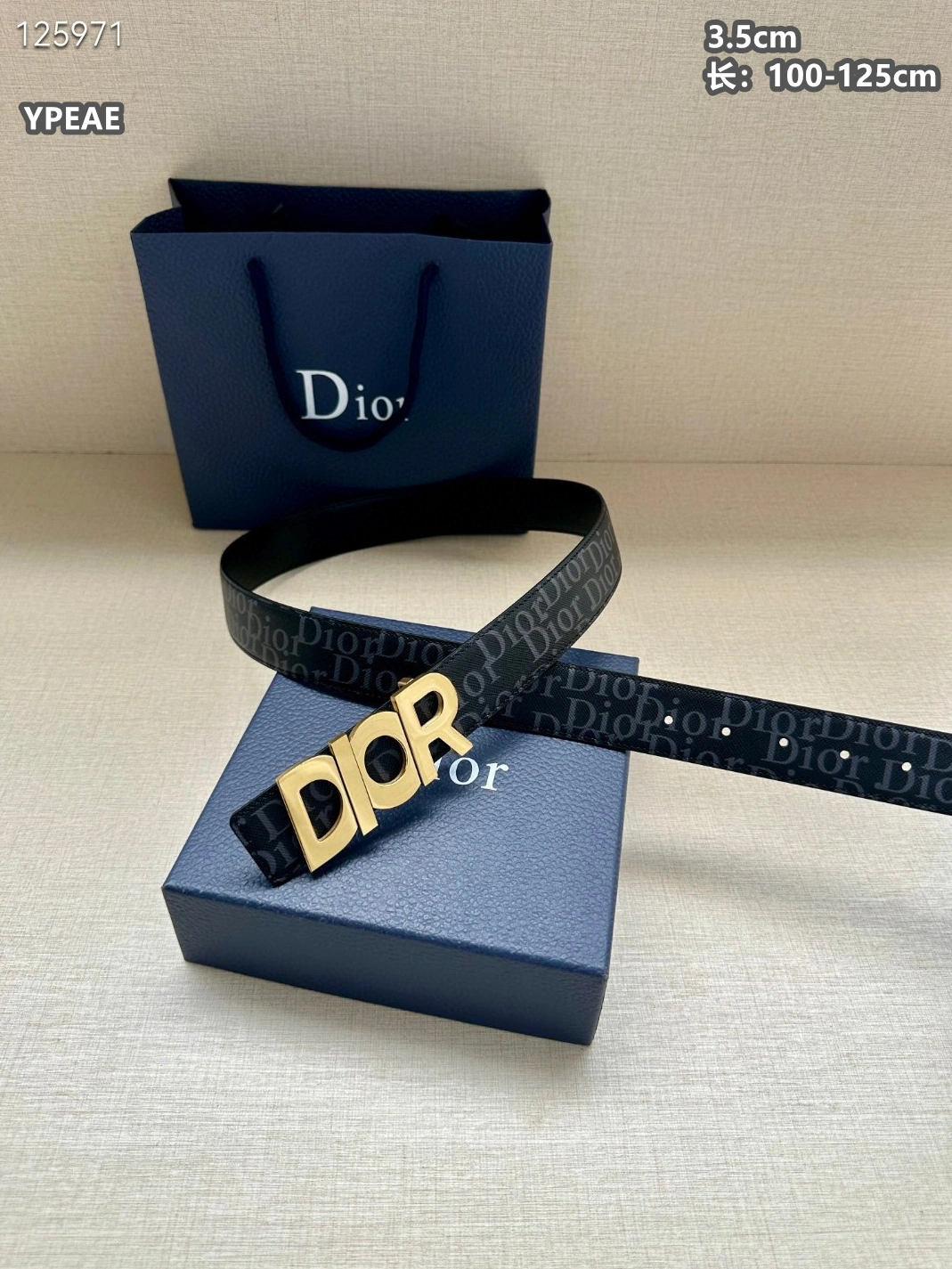Flexible 2666 Christian Dior AAA Quality Belts For Unisex