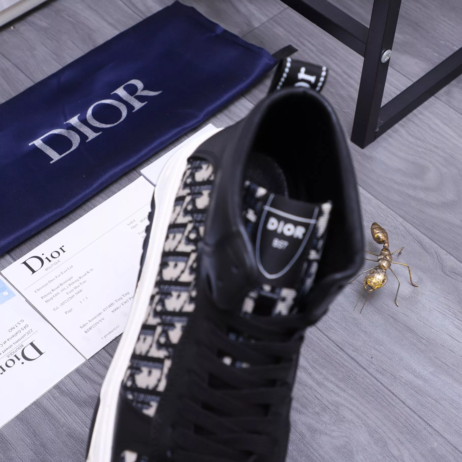 Flexible 2841 Christian Dior High Top Shoes For Men