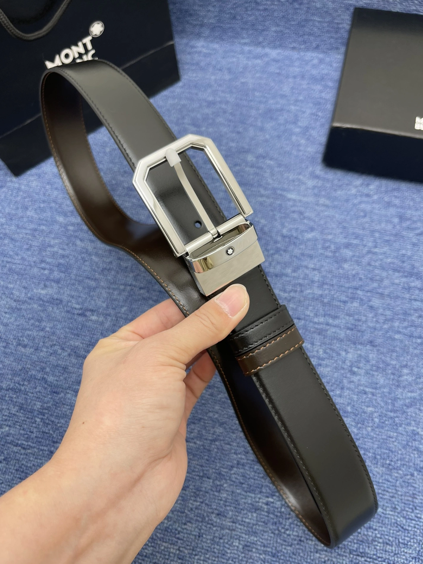 Flexible 2872 Montblanc AAA Quality Belts For Men