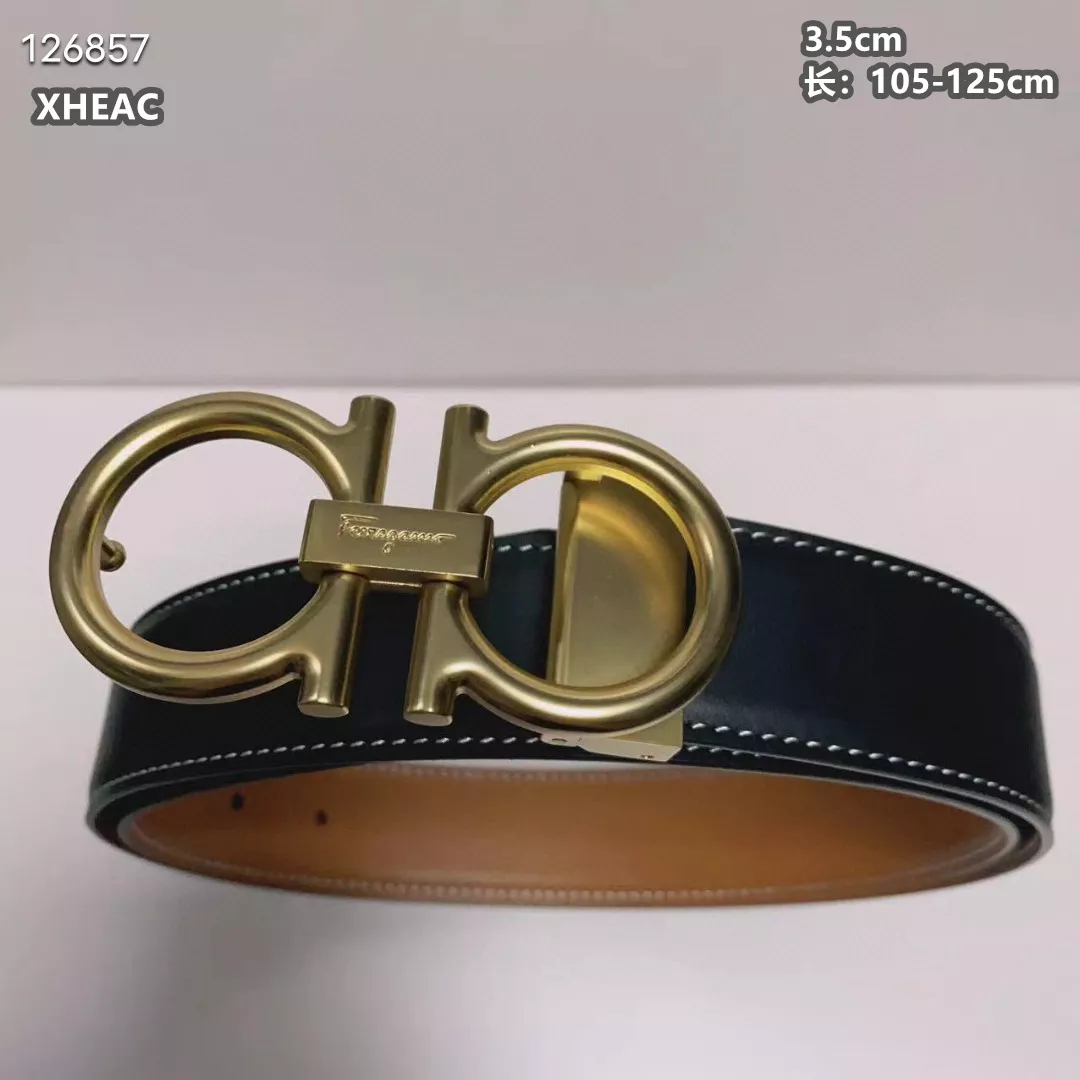 Flexible 3374 Salvatore Ferragamo AAA Quality Belts For Men