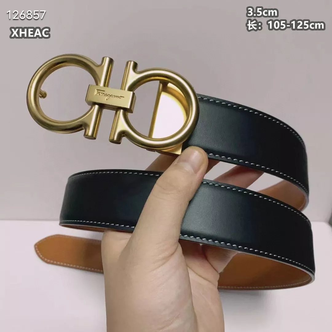 Flexible 3374 Salvatore Ferragamo AAA Quality Belts For Men