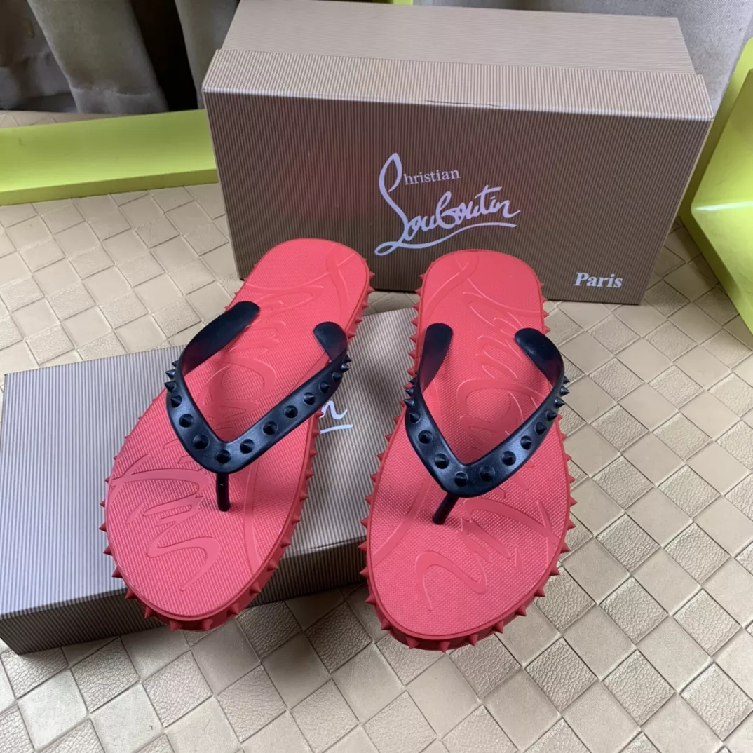 Flexible 3385 Christian Louboutin CL Slippers For Men