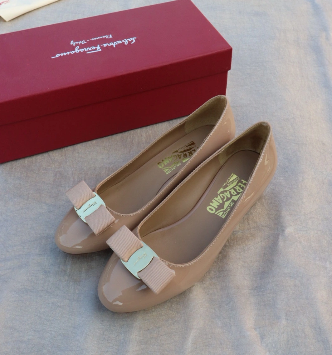 Flexible 3452 Salvatore Ferragamo Flat Shoes For Women