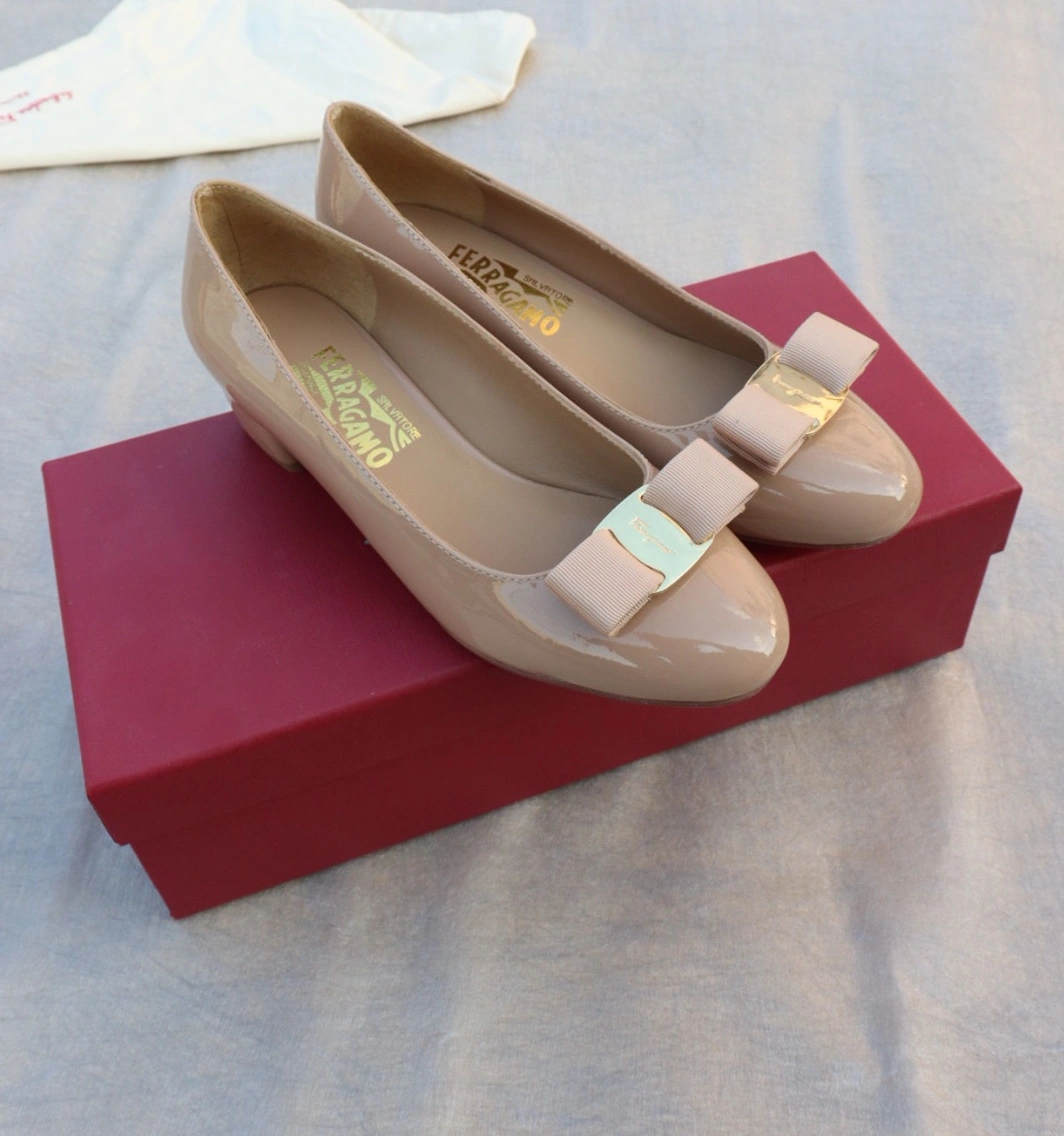 Flexible 3452 Salvatore Ferragamo Flat Shoes For Women