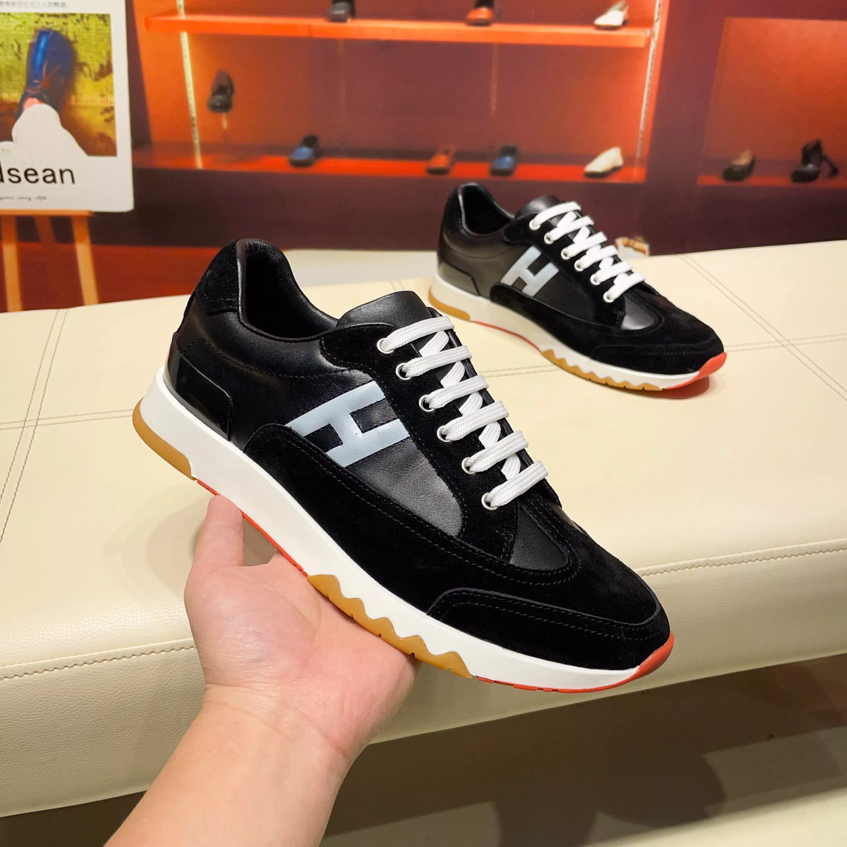 Flexible 3709 Hermes Casual Shoes For Men