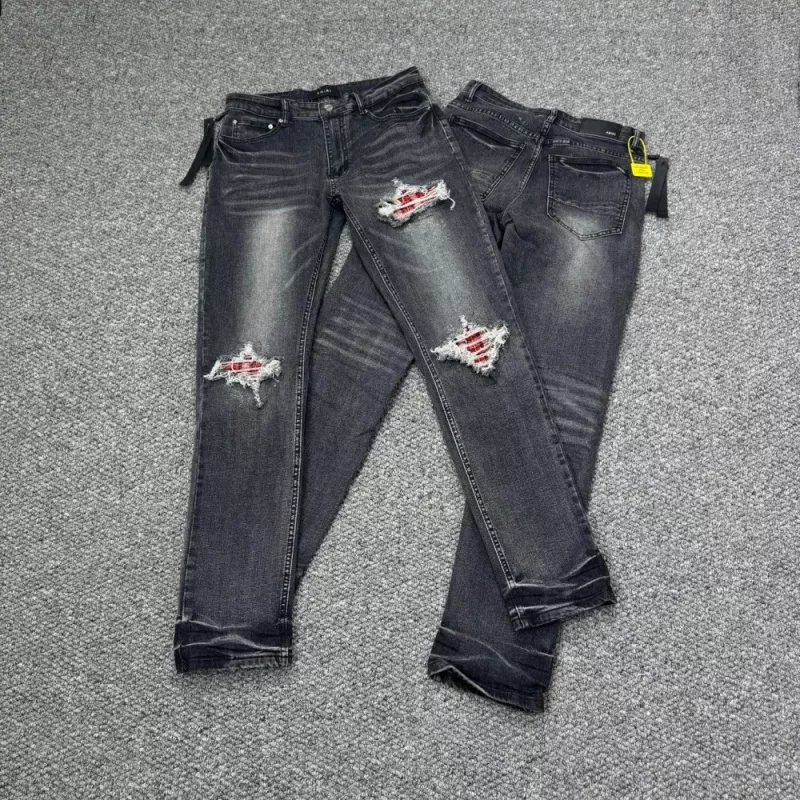 Flexible 394 Amiri Jeans For Unisex