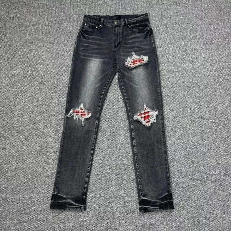 Flexible 394 Amiri Jeans For Unisex