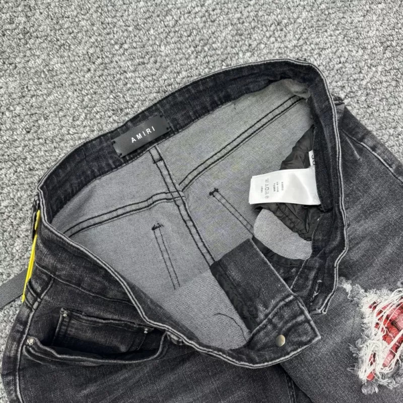 Flexible 394 Amiri Jeans For Unisex