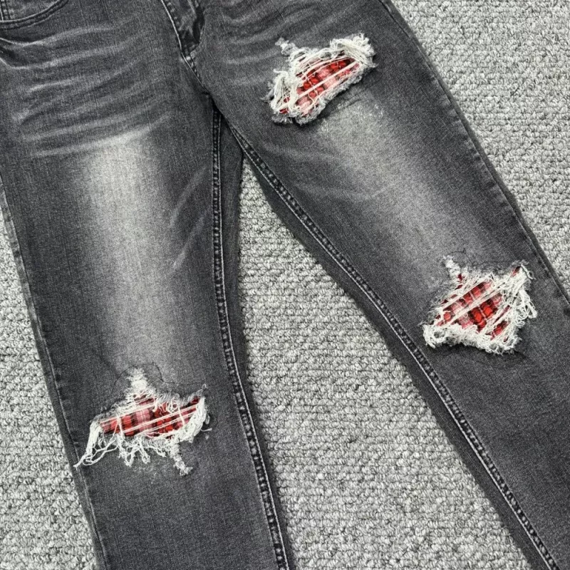 Flexible 394 Amiri Jeans For Unisex