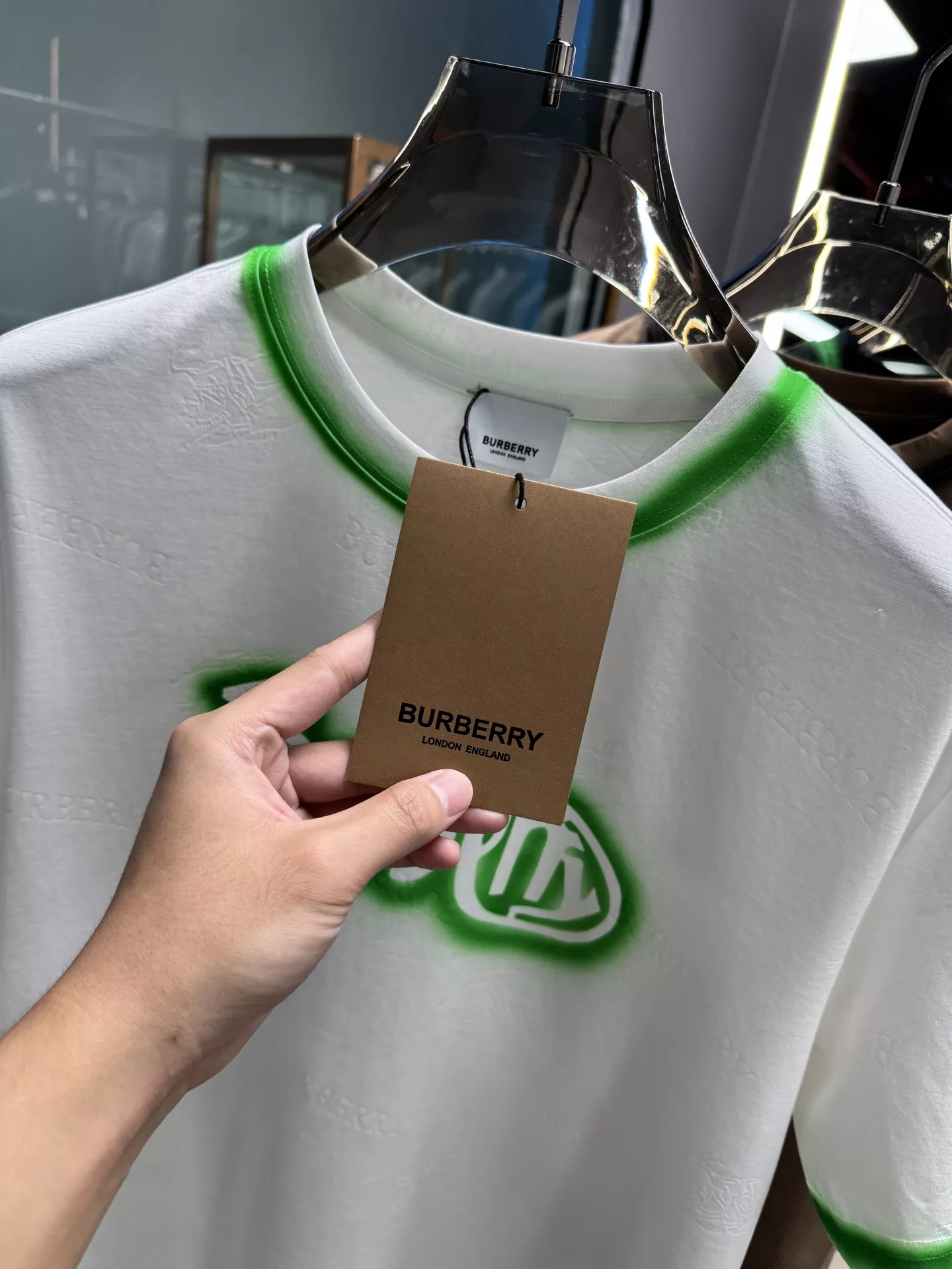 Flexible 3970 Burberry T-Shirts Short Sleeved For Unisex